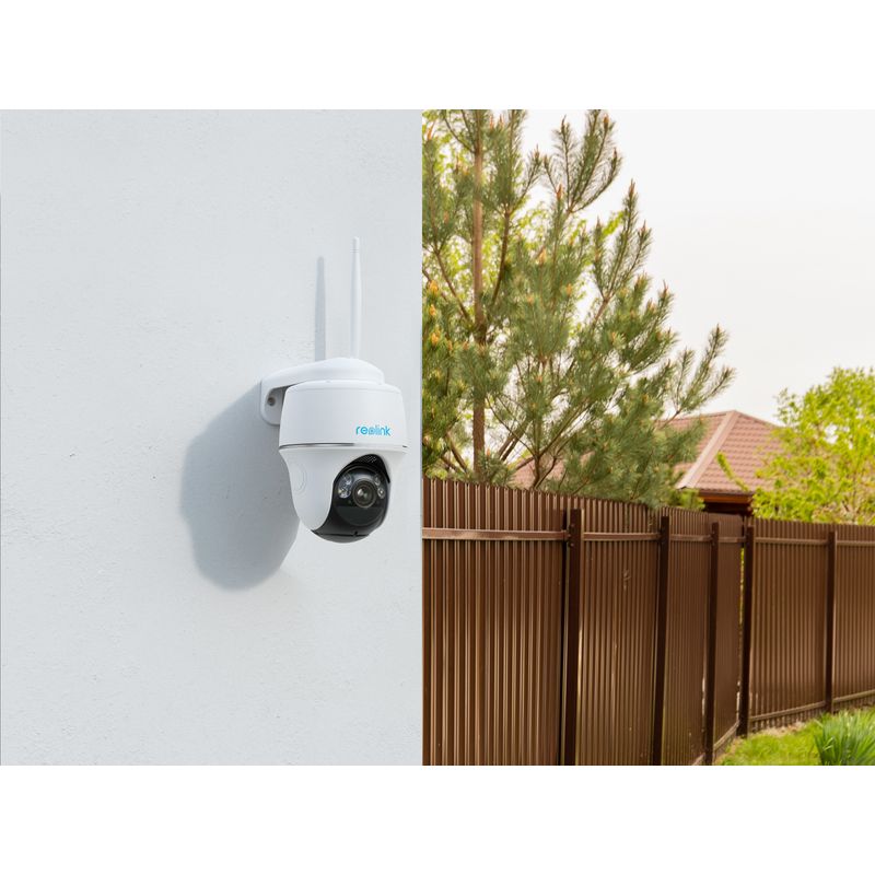 Casa si Gradina - Electrice - Smart Home - Camere de supraveghere - Camera de supraveghere Reolink Argus PT Ultra 4K / 8MP, WIFI, baterie reincarcabila, vedere 360 de grade - Infinity.ro