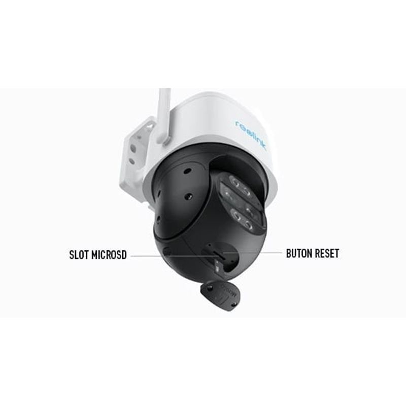 Casa si Gradina - Electrice - Smart Home - Camere de supraveghere - Camera de supraveghere Reolink TrackMix W760 WiFi, 8MP, auto zoom tracking, vedere nocturna color, doua obiective - Infinity.ro
