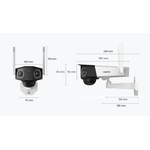 Casa si Gradina - Electrice - Smart Home - Camere de supraveghere - Camera de supraveghere Reolink DUO 2 4G - LTE cu panou solar, detectare Persoana/Vehicul, rezolutie 6MP - Infinity.ro