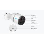 Casa si Gradina - Electrice - Smart Home - Camere de supraveghere - Pachet camera de supraveghere cu Card MicroSD 64 GB, Reolink Go Plus, 4G cu baterie reincarcabila, rezolutie 4 MP, - Infinity.ro