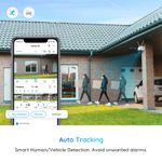 Casa si Gradina - Electrice - Smart Home - Camere de supraveghere - Pachet camera de supraveghere cu Card MicroSD 64 GB, Reolink E1 Outdoor cu PTZ si WIFI, rezolutie de 5MP Super HD - Infinity.ro