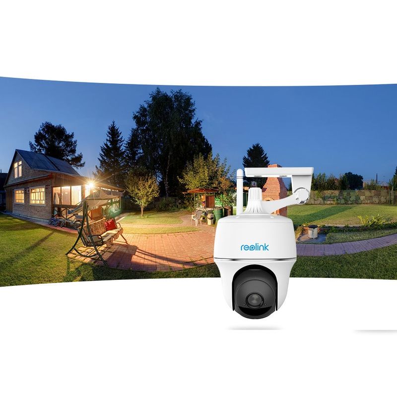 Casa si Gradina - Electrice - Smart Home - Camere de supraveghere - Camera de supraveghere Reolink Argus PT cu panou solar, WIFI, baterie, rezolutie Full HD, senzor de miscare - Infinity.ro