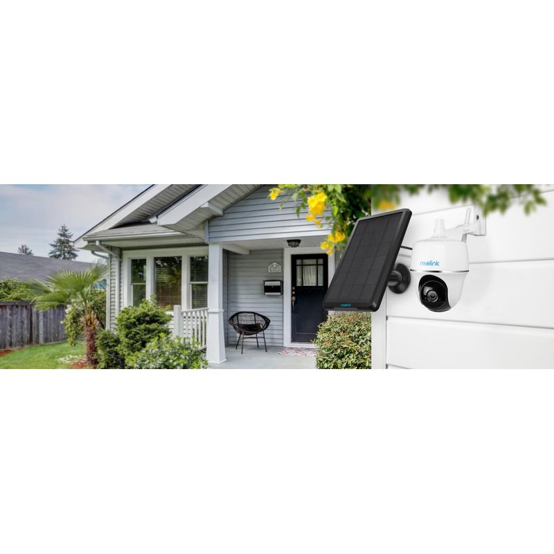 Casa si Gradina - Electrice - Smart Home - Camere de supraveghere - Camera de supraveghere Reolink Argus PT cu panou solar, WIFI, baterie, rezolutie Full HD, senzor de miscare - Infinity.ro