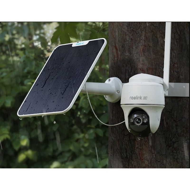 Casa si Gradina - Electrice - Smart Home - Camere de supraveghere - Camera de supraveghere Reolink Go PT Ultra cu Panou Solar, 4G - LTE, baterie, vizibilitate  360°, rezolutie 4K - Infinity.ro