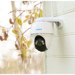 Casa si Gradina - Electrice - Smart Home - Camere de supraveghere - Pachet camera de supraveghere cu Panou Solar si Card MicroSD 64 GB Reolink Argus PT Ultra WIFI, rezolutie 4K / 8MP - Infinity.ro