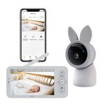 Casa si Gradina - Mobilier - Mobilier copii - Monitoare video copii - Monitor pentru bebelusi Arenti AInanny 2K UHD Video cu rotatie si inclinare, cu ecran LCD de 5 inch - Infinity.ro
