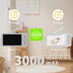 Casa si Gradina - Mobilier - Mobilier copii - Monitoare video copii - Monitor pentru bebelusi Arenti AInanny 2K UHD Video cu rotatie si inclinare, cu ecran LCD de 5 inch - Infinity.ro