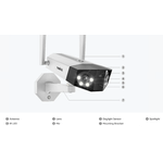 Casa si Gradina - Electrice - Smart Home - Camere de supraveghere - Camera de supraveghere Reolink W730, WIFI cu lentile duble, rezolutie de 8MP, detectare Persoana/Vehicul - Infinity.ro