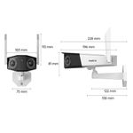 Casa si Gradina - Electrice - Smart Home - Camere de supraveghere - Camera de supraveghere Reolink W730, WIFI cu lentile duble, rezolutie de 8MP, detectare Persoana/Vehicul - Infinity.ro