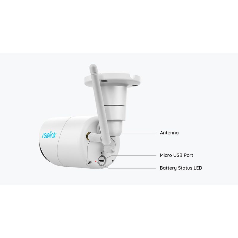 Casa si Gradina - Electrice - Smart Home - Camere de supraveghere - Camera de supraveghere Reolink Argus B360, WIFI dual-band, cu baterie reincarcabila, rezolutie 4K - Infinity.ro