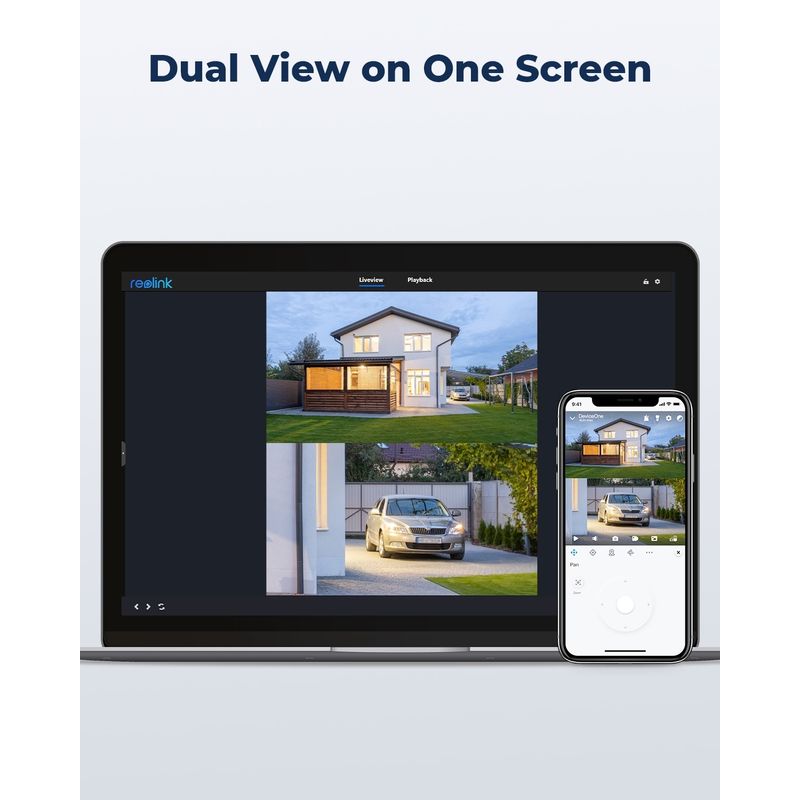 Casa si Gradina - Electrice - Smart Home - Camere de supraveghere - Camera de supraveghere Reolink TrackMix B770, 2K 4MP, dual lens (wide+tele), zoom hibrid 6x, auto-tracking AI - Infinity.ro