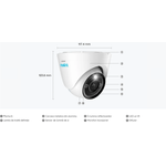 Casa si Gradina - Electrice - Smart Home - Camere de supraveghere - Camera de supraveghere Reolink P434 cu AI, detectare Persoana/Vehicul, zoom optic 3x, rezolutie de 8MP (4K) - Infinity.ro