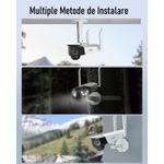 Casa si Gradina - Electrice - Smart Home - Camere de supraveghere - Camera de supraveghere Reolink DUO 4G cu panou solar - LTE si baterie reincarcabila, 2K, detectare Persoana/Vehicul - Infinity.ro