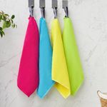 Market - Curatenie si intretinere casa - Produse bucatarie - Lavete si bureti - Set 4 lavete XL universale, microfibra, 38 x 38 cm, VELKEA - Infinity.ro