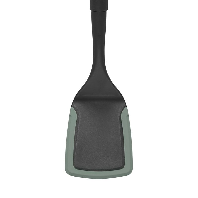 Casa si Gradina - Bucatarie si vesela - Ustensile bucatarie - Pensule, spatule si teluri bucatarie - Spatula AMBITION Fern, plastic, finisaj silicon verde - Infinity.ro