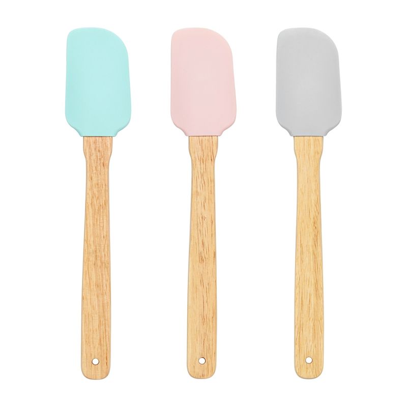 Casa si Gradina - Bucatarie si vesela - Ustensile bucatarie - Pensule, spatule si teluri bucatarie - Spatula patiserie, menta, maner bambus, AMBITION Alice - Infinity.ro