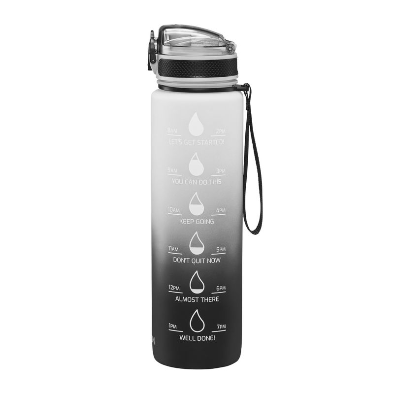 Casa si Gradina - Bucatarie si vesela - Cani si pahare - Sticle - Sticla apa AMBITION Gym, 1L, mesaje motivationale, plastic - Infinity.ro