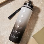 Casa si Gradina - Bucatarie si vesela - Cani si pahare - Sticle - Sticla apa AMBITION Gym, 1L, mesaje motivationale, plastic - Infinity.ro