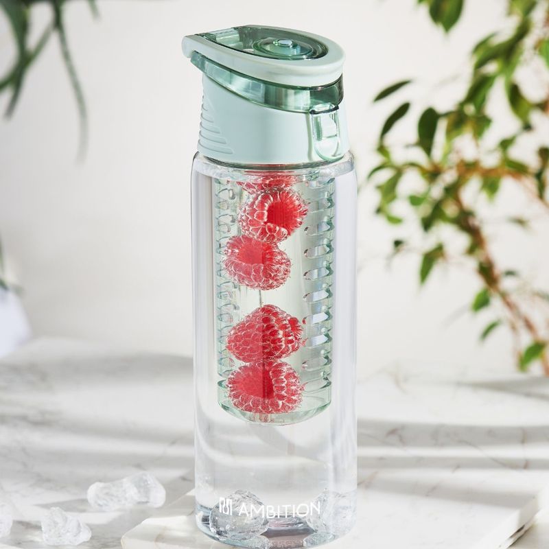 Casa si Gradina - Bucatarie si vesela - Cani si pahare - Sticle - Sticla apa cu infuzor AMBITION Fruta, 700ml, tritan - Infinity.ro