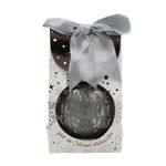 Casa si Gradina - Decoratiuni - Decoratiuni de sezon - Glob de Craciun, cu led, culoarea gri, mesaj „Joy • Hope • Love • Peace • Christmas" - Infinity.ro