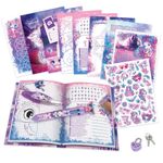 Carti si Birotica - Carti - Carti pentru copii - Activitati extracurriculare - Set papetarie Nebulous Stars – 216 piese, kit creativ fete 7 ani, cu jurnal secret, stickere, accesorii si rechizite - Infinity.ro