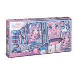 Carti si Birotica - Carti - Carti pentru copii - Activitati extracurriculare - Set papetarie Nebulous Stars – 216 piese, kit creativ fete 7 ani, cu jurnal secret, stickere, accesorii si rechizite - Infinity.ro