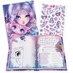 Carti si Birotica - Carti - Carti pentru copii - Activitati extracurriculare - Set papetarie Nebulous Stars – 216 piese, kit creativ fete 7 ani, cu jurnal secret, stickere, accesorii si rechizite - Infinity.ro