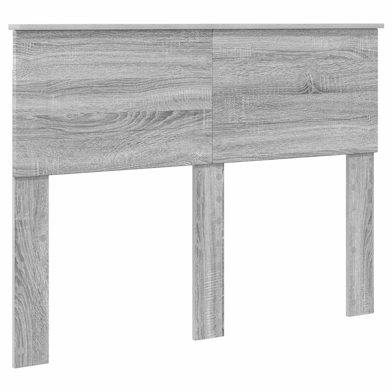 Casa si Gradina - Mobilier - Paturi si accesorii - Paturi - Cadru de pat cu headboard Gri Sonoma 135 x 190 cm Lemn compozit - Infinity.ro