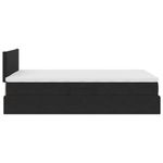 Casa si Gradina - Mobilier - Paturi si accesorii - Paturi - Pat cu saltea si LED cu saltea Negru 120 x 190 cm Catifea - Infinity.ro