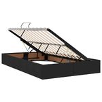 Casa si Gradina - Mobilier - Paturi si accesorii - Paturi - Pat cu saltea si LED cu saltea Negru 120 x 190 cm Poliester - Infinity.ro