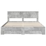 Casa si Gradina - Mobilier - Paturi si accesorii - Paturi - Cadru de pat cu sertar cu headboard cu depozitare Lemn compozit - Infinity.ro