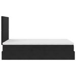 Casa si Gradina - Mobilier - Paturi si accesorii - Paturi - Pat cu saltea si LED cu saltea Negru 120 x 190 cm Catifea - Infinity.ro