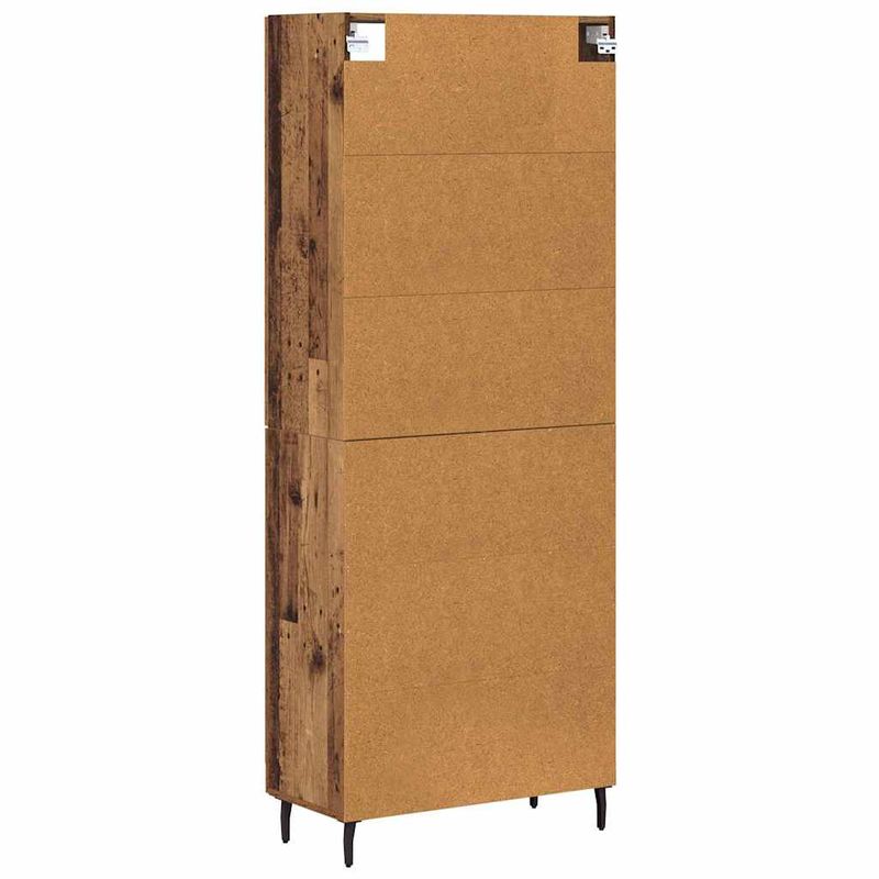 Casa si Gradina - Mobilier - Comode si corpuri - Corpuri bucatarie - Bufet Pe perete Lemn vechi 69,5 x 34 x 180 cm Lemn compozit - Infinity.ro