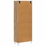 Casa si Gradina - Mobilier - Comode si corpuri - Corpuri bucatarie - Bufet Stejar Artizanal 69,5 x 34 x 180 cm Lemn compozit - Infinity.ro