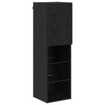 Casa si Gradina - Mobilier - Comode si corpuri - Comode - Cabinet TV Pe perete 7 pcs Stejar Negru Lemn compozit - Infinity.ro