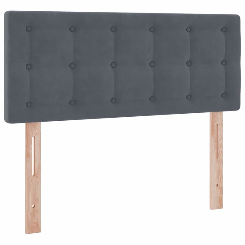 Casa si Gradina - Mobilier - Paturi si accesorii - Paturi - Pat cu lumini cu banda LED cu headboard cu depozitare Catifea - Infinity.ro