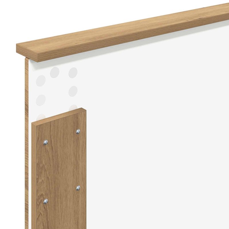 Casa si Gradina - Mobilier - Paturi si accesorii - Paturi - Cadru de pat Stejar Artizanal 100 x 200 cm Lemn compozit - Infinity.ro
