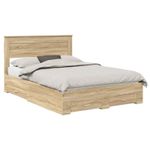 Casa si Gradina - Mobilier - Paturi si accesorii - Paturi - Cadru de pat cu sertar cu headboard cu depozitare Lemn compozit - Infinity.ro