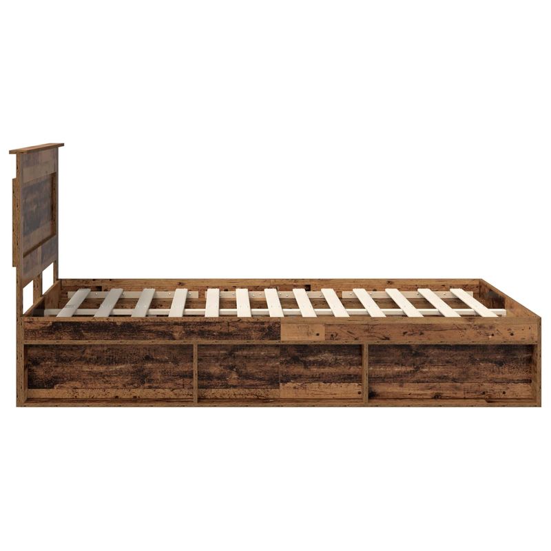 Casa si Gradina - Mobilier - Paturi si accesorii - Paturi - Cadru de pat Lemn vechi 140 x 190 cm Lemn de pin masiv - Infinity.ro