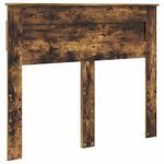 Casa si Gradina - Mobilier - Paturi si accesorii - Paturi - Cadru de pat Stejar fumuriu 135 x 190 cm Lemn de pin masiv - Infinity.ro