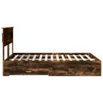 Casa si Gradina - Mobilier - Paturi si accesorii - Paturi - Cadru de pat Stejar fumuriu 150 x 200 cm Lemn compozit - Infinity.ro