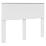 Casa si Gradina - Mobilier - Paturi si accesorii - Paturi - Cadru de pat cu headboard Alb 120 x 190 cm Lemn de pin masiv - Infinity.ro