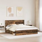 Casa si Gradina - Mobilier - Paturi si accesorii - Paturi - Cadru de pat Lemn vechi 180 x 200 cm Lemn de pin masiv - Infinity.ro