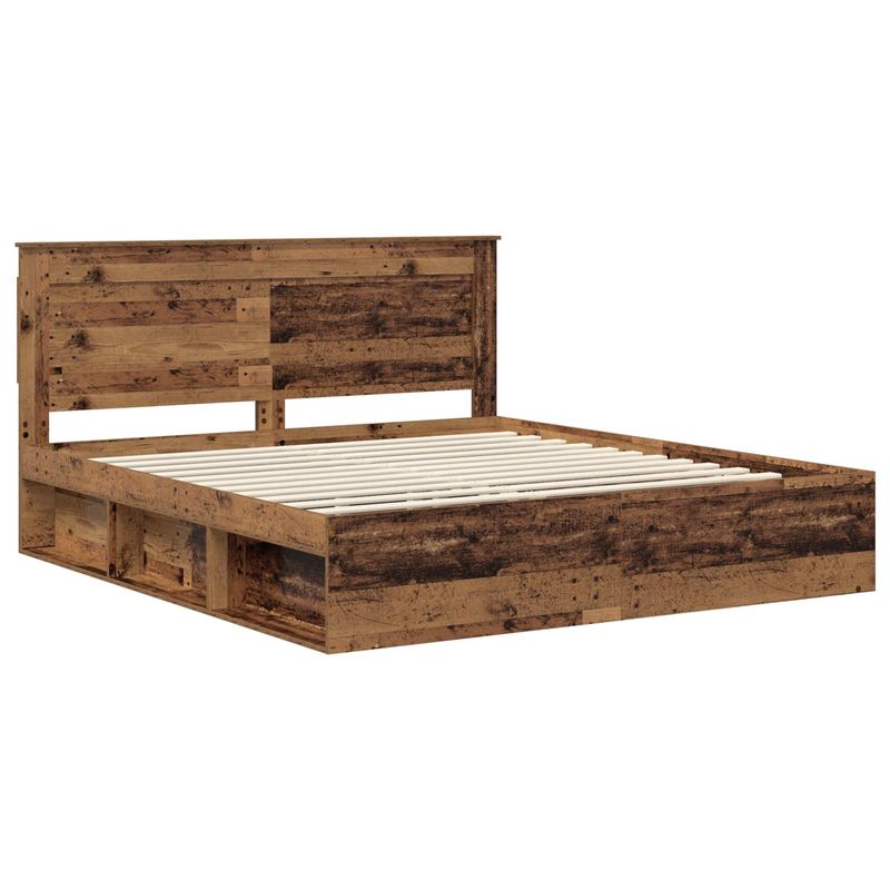 Casa si Gradina - Mobilier - Paturi si accesorii - Paturi - Cadru de pat Lemn vechi 180 x 200 cm Lemn de pin masiv - Infinity.ro