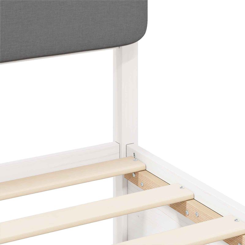 Casa si Gradina - Mobilier - Paturi si accesorii - Paturi - Cadru de pat cu tablie tapitata Gri deschis 180 x 200 cm - Infinity.ro