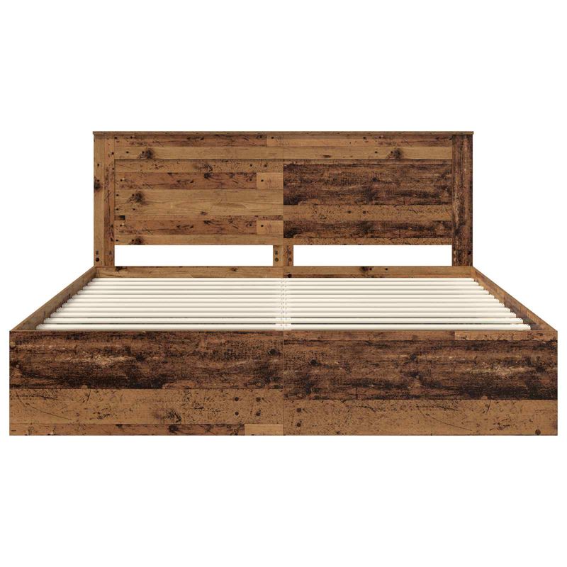 Casa si Gradina - Mobilier - Paturi si accesorii - Paturi - Cadru de pat Lemn vechi 180 x 200 cm Lemn de pin masiv - Infinity.ro