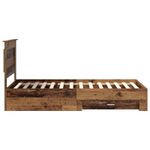 Casa si Gradina - Mobilier - Paturi si accesorii - Paturi - Cadru de pat cu sertar cu headboard cu depozitare Lemn compozit - Infinity.ro