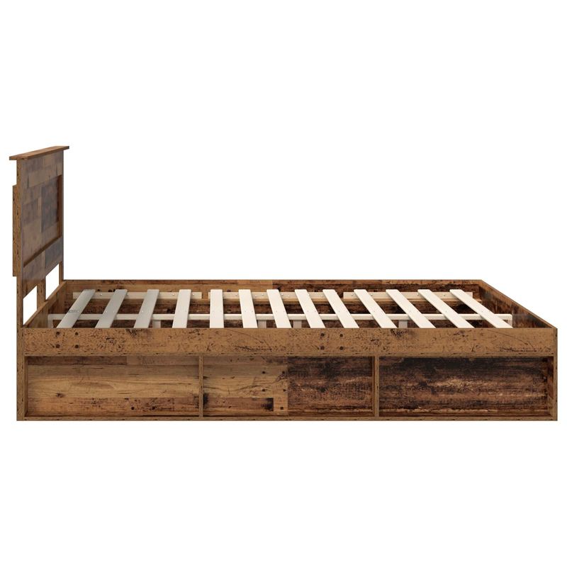 Casa si Gradina - Mobilier - Paturi si accesorii - Paturi - Cadru de pat Lemn vechi 180 x 200 cm Lemn de pin masiv - Infinity.ro