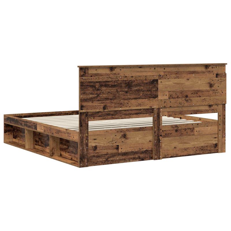 Casa si Gradina - Mobilier - Paturi si accesorii - Paturi - Cadru de pat Lemn vechi 180 x 200 cm Lemn de pin masiv - Infinity.ro