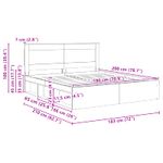 Casa si Gradina - Mobilier - Paturi si accesorii - Paturi - Cadru de pat Lemn vechi 180 x 200 cm Lemn de pin masiv - Infinity.ro